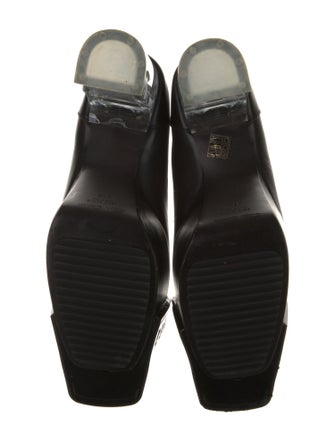 Rick Owens Leather Rain Boots