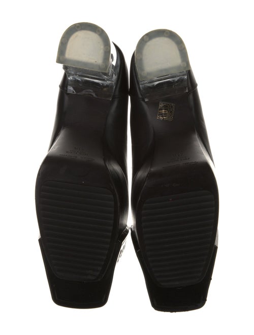 Rick Owens Leather Rain Boots