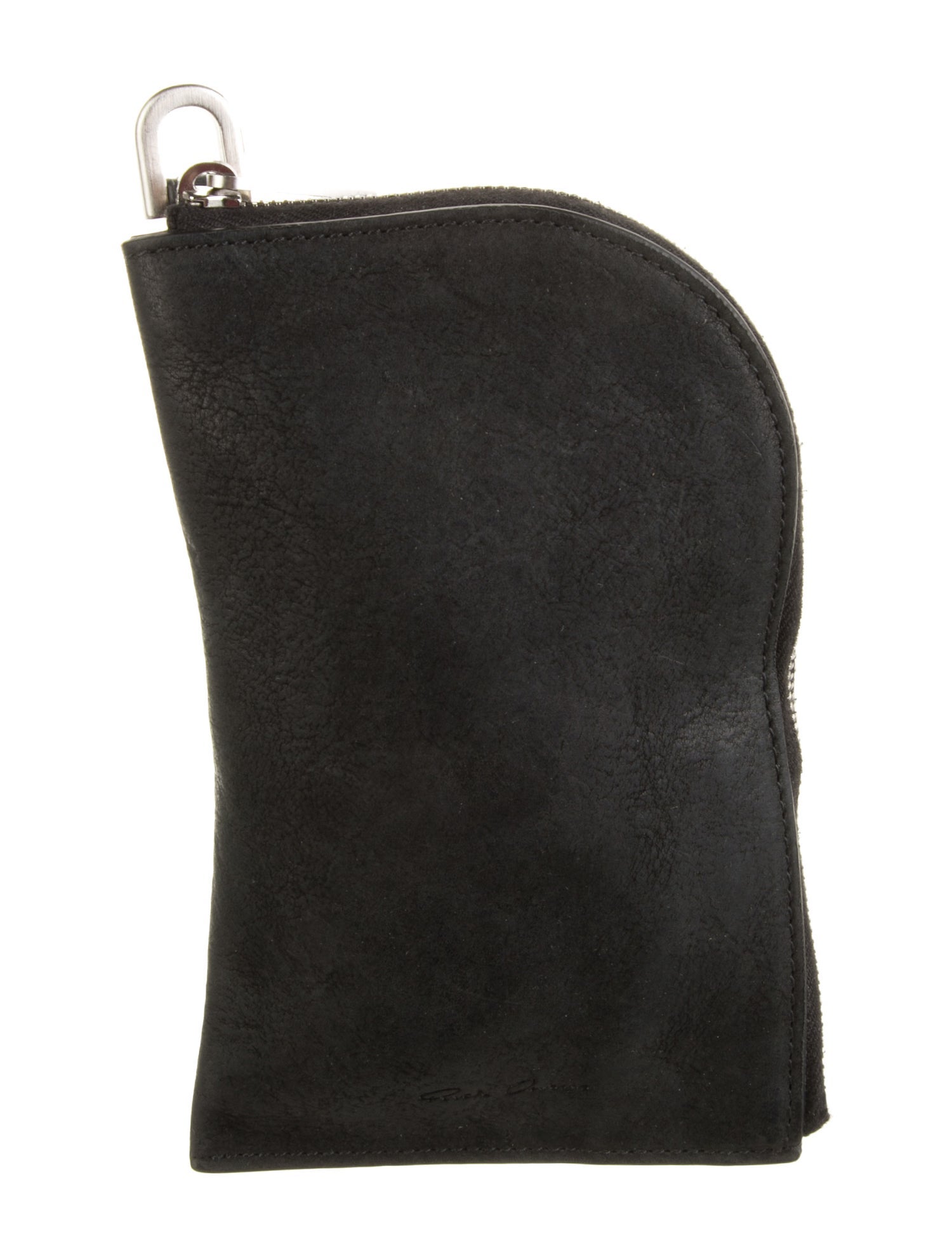 Rick Owens Leather Printed Coin Pouch