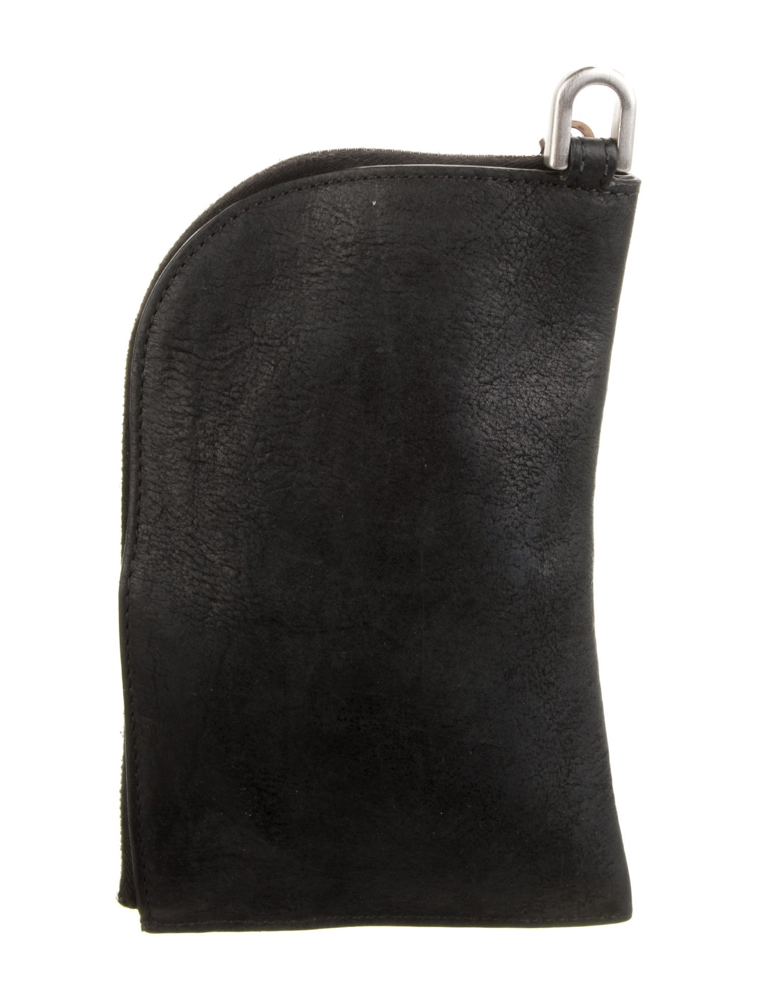 Rick Owens Leather Printed Coin Pouch