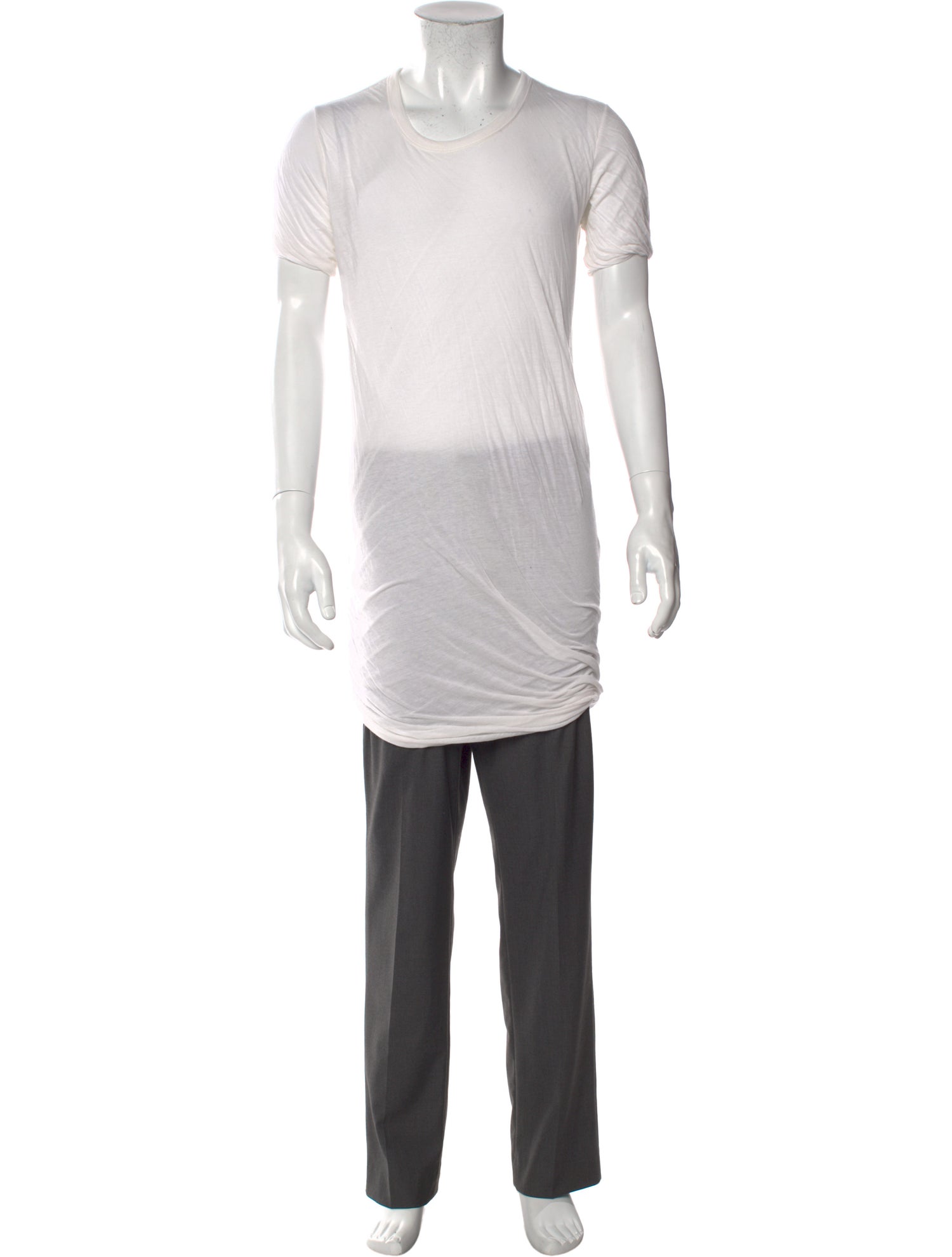 Rick Owens Crew Neck Short Sleeve T-Shirt