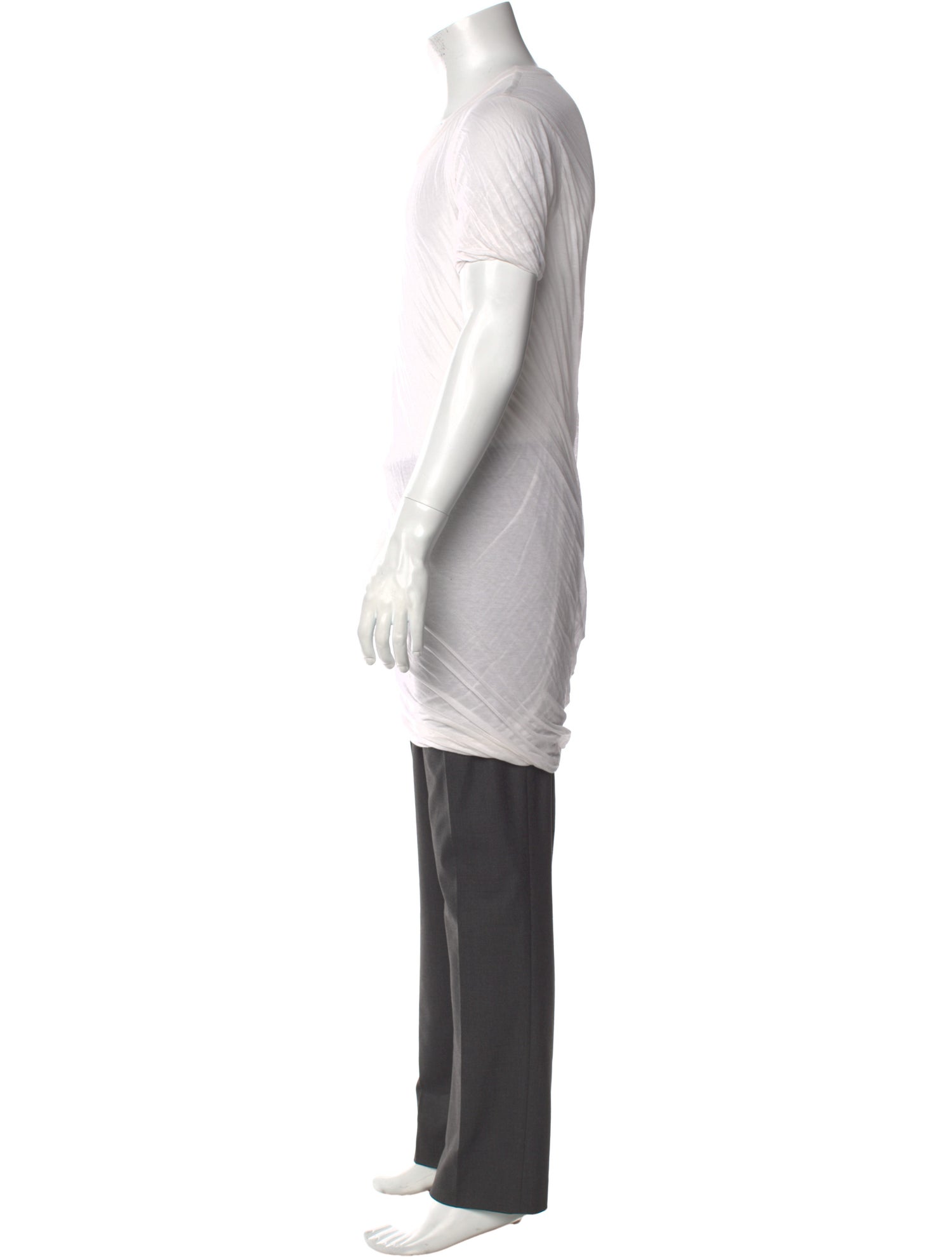 Rick Owens Crew Neck Short Sleeve T-Shirt