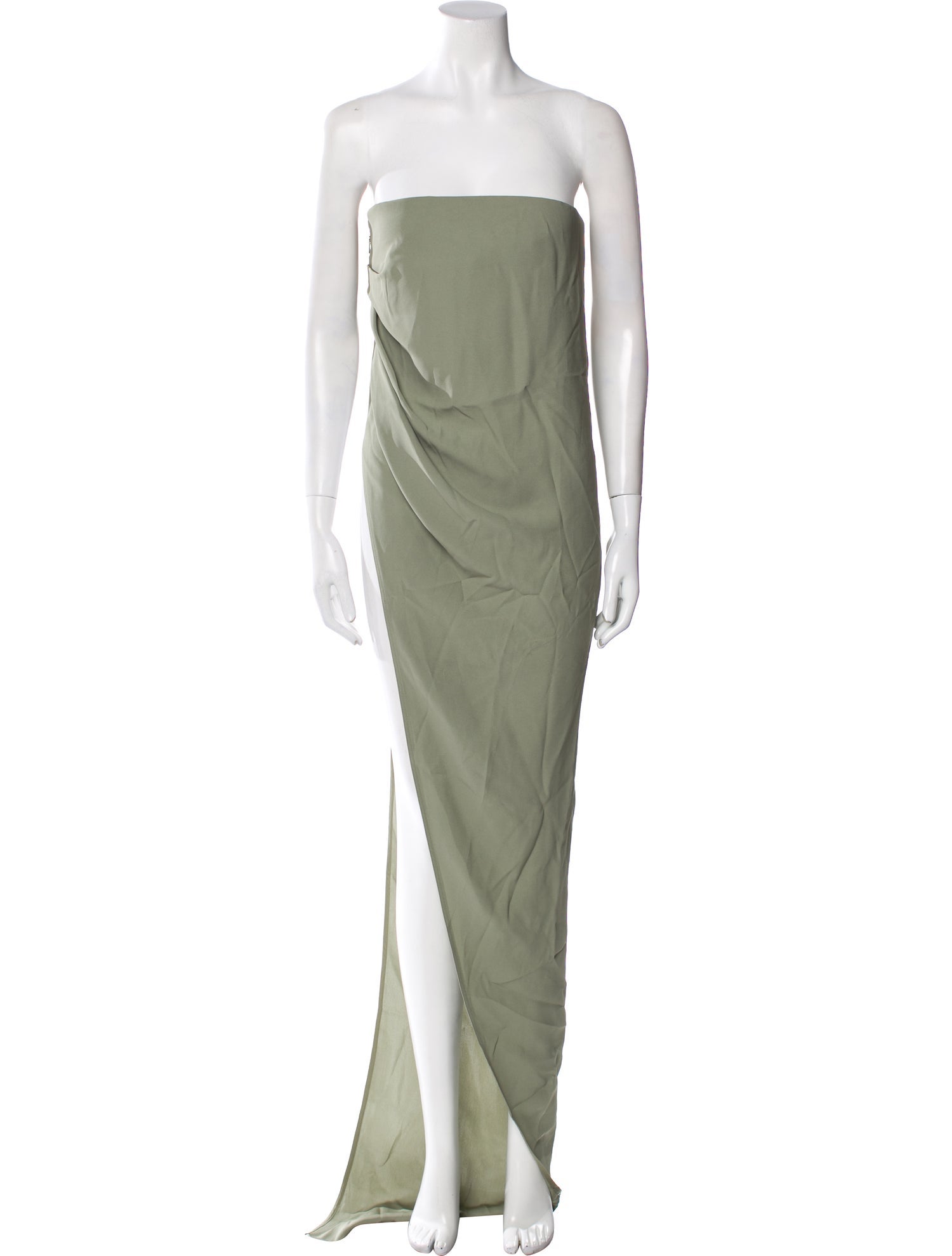 Rick Owens Strapless Long Dress