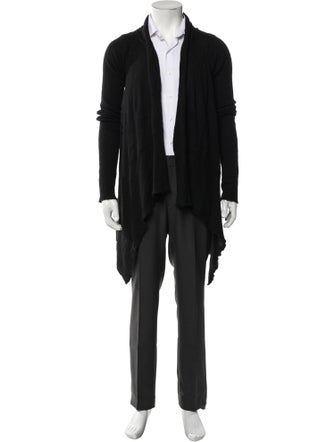 Rick Owens Cashmere Open Front Cardigan