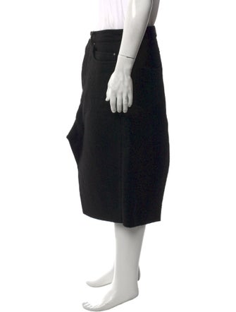 Rick Owens Virgin Wool Jogger Shorts