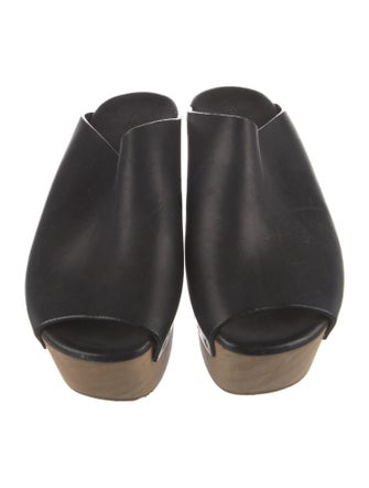 Rick Owens Leather Slides