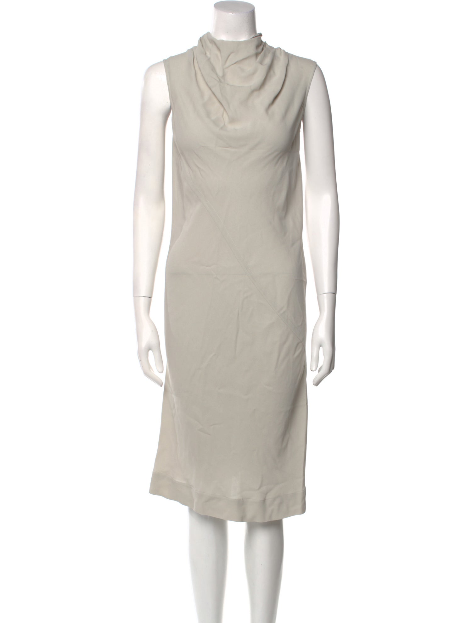Rick Owens Cowl Neck Knee-Length Dress