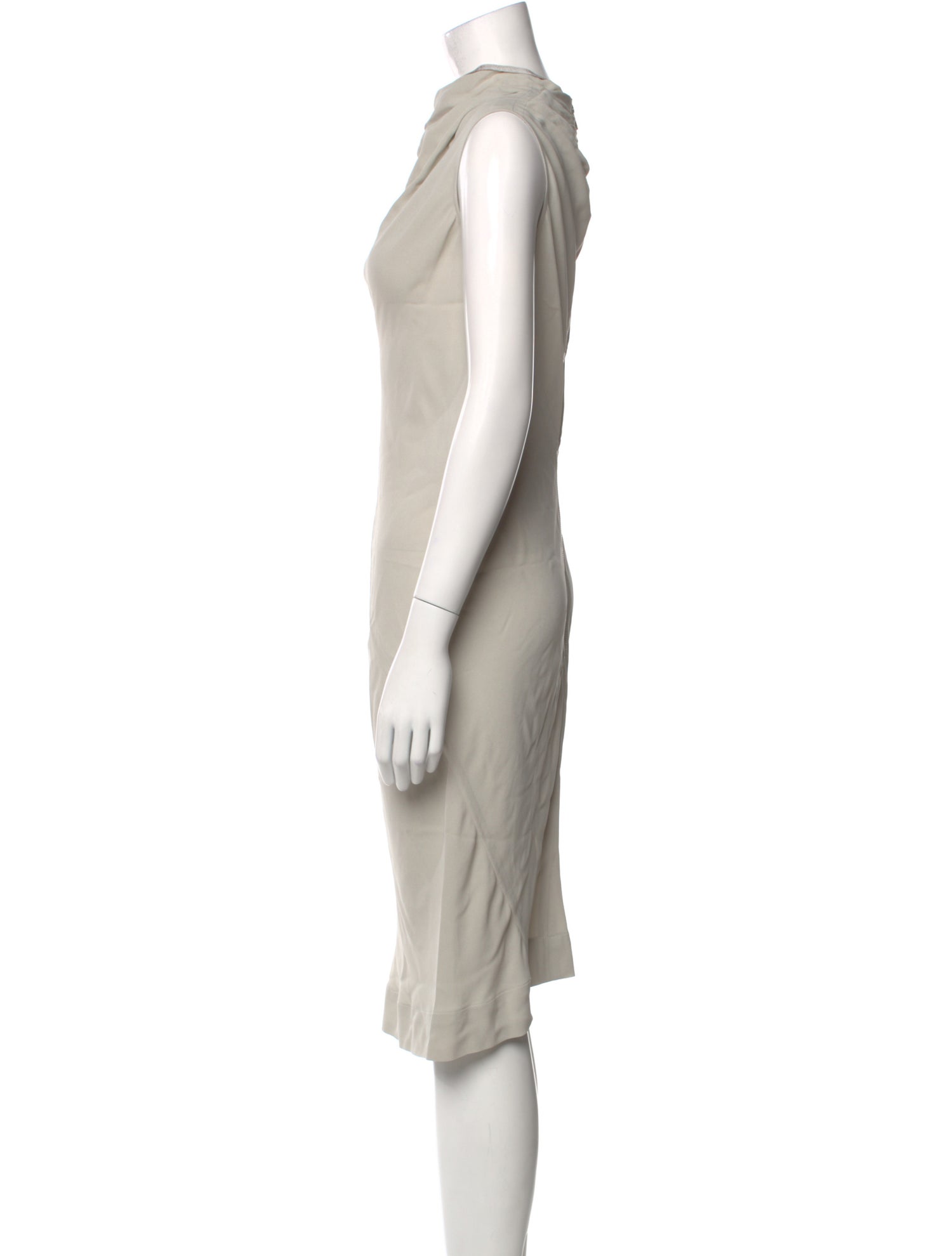 Rick Owens Cowl Neck Knee-Length Dress