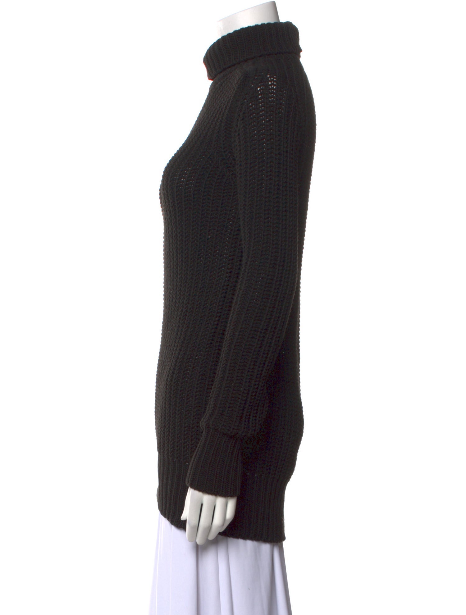 Rick Owens Virgin Wool Turtleneck Sweater