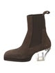 Rick Owens Suede Chelsea Boots