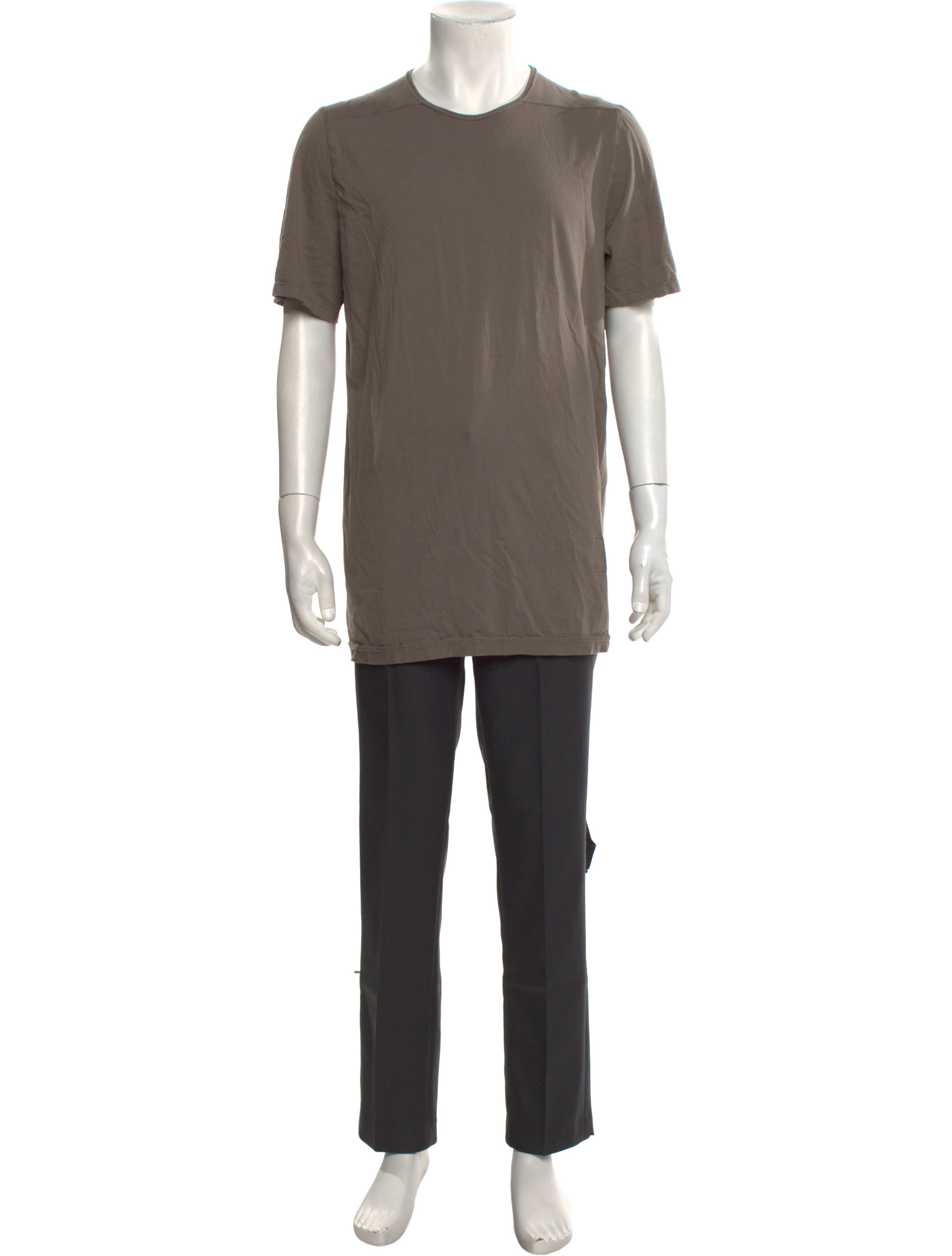 Rick Owens Crew Neck Short Sleeve T-Shirt