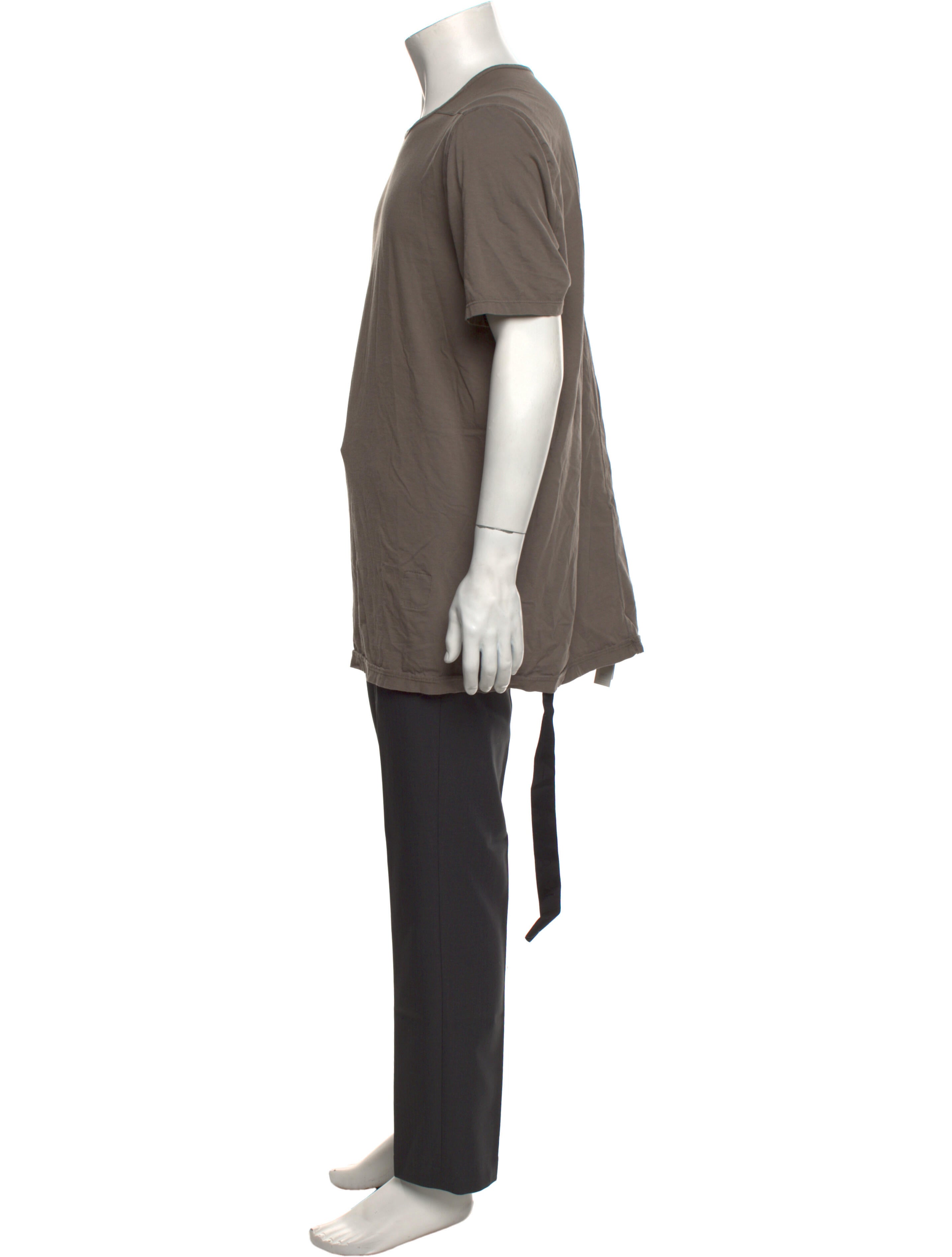 Rick Owens Crew Neck Short Sleeve T-Shirt