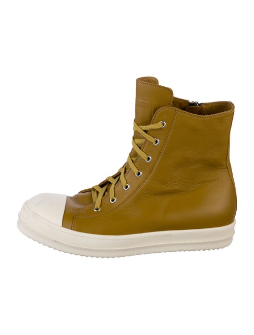 Rick Owens Leather Sock Sneakers