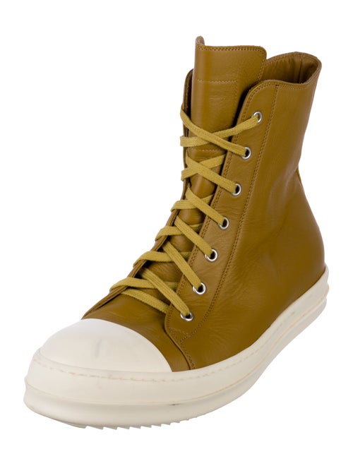 Rick Owens Leather Sock Sneakers