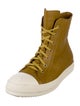 Rick Owens Leather Sock Sneakers