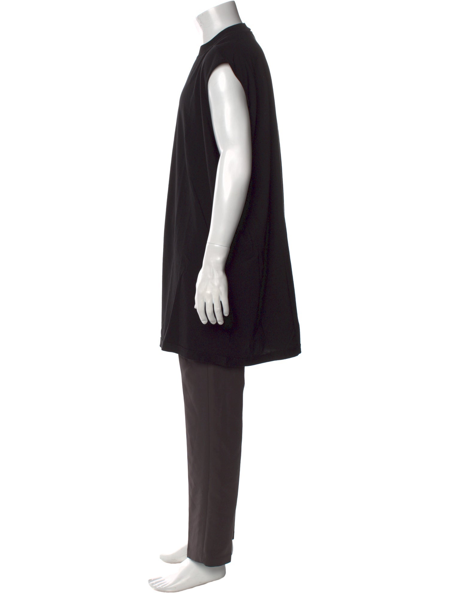 Rick Owens Crew Neck Sleeveless T-Shirt w/ Tags