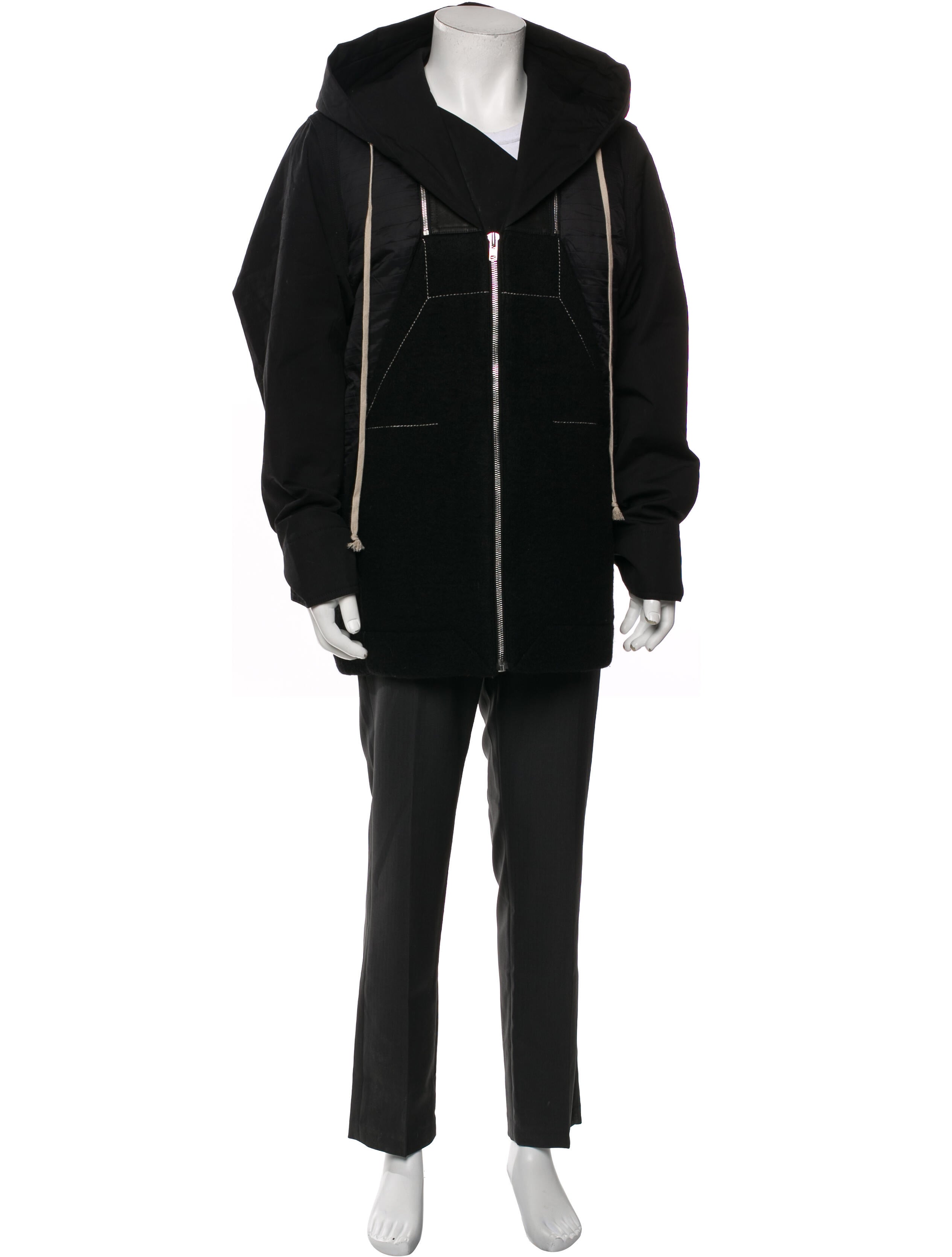 Rick Owens Graphic Print Parka