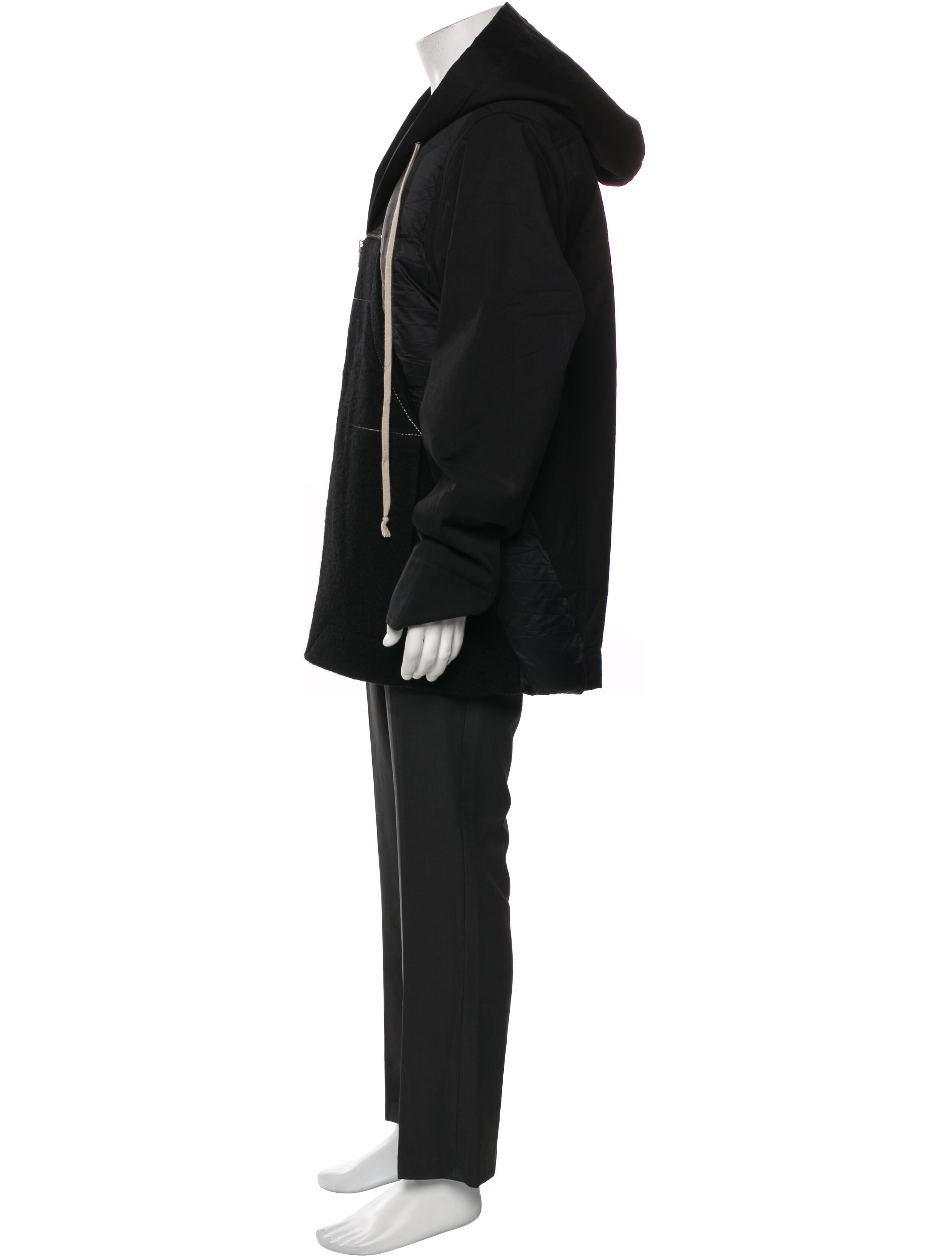 Rick Owens Graphic Print Parka