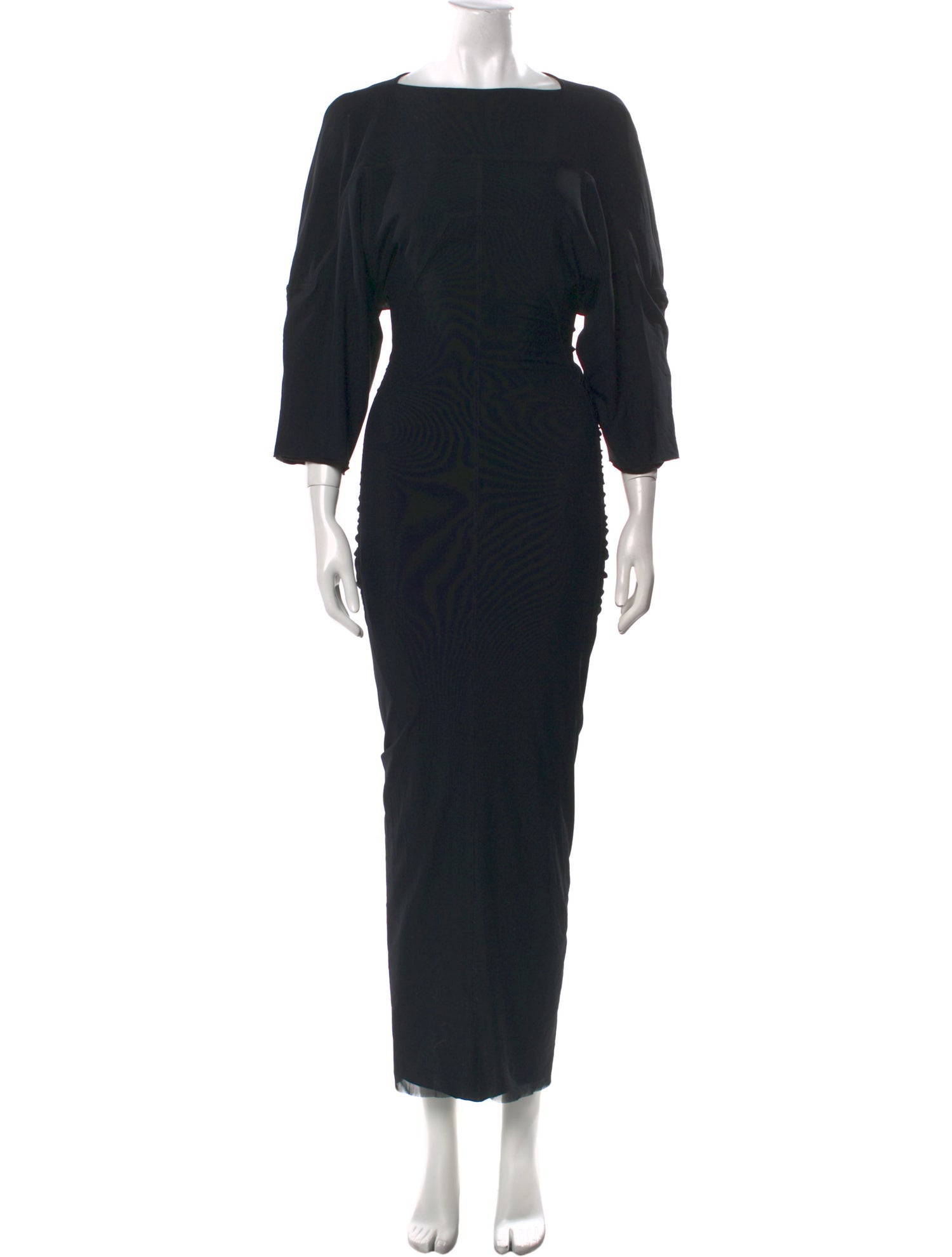 Rick Owens Bateau Neckline Long Dress