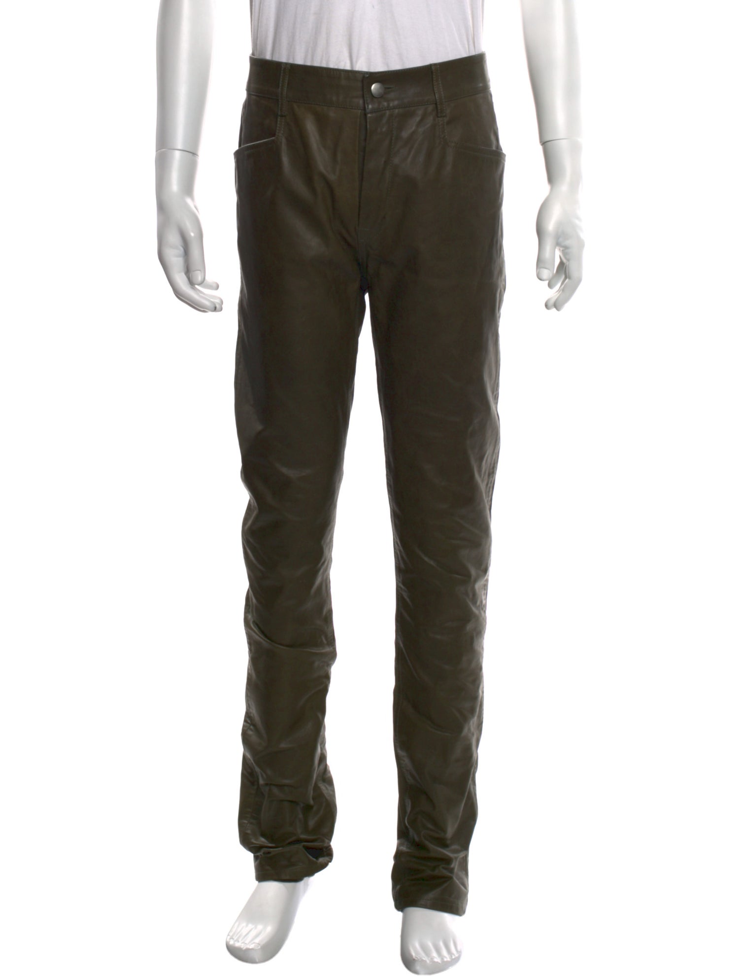 Rick Owens Calf Leather Pants