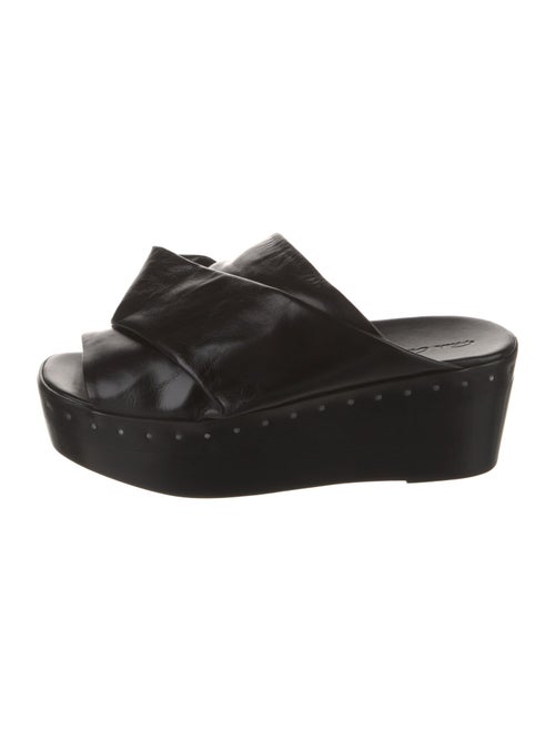 Rick Owens Leather Studded Accents Slides