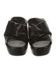 Rick Owens Leather Studded Accents Slides