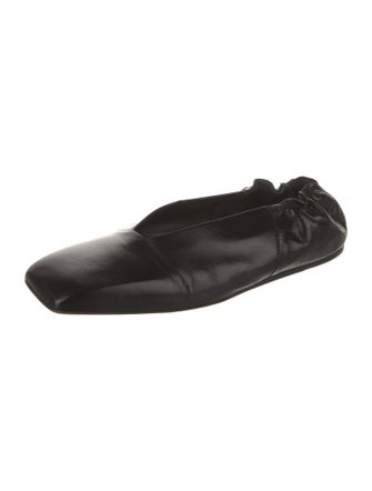 Rick Owens Leather Ballet Flats