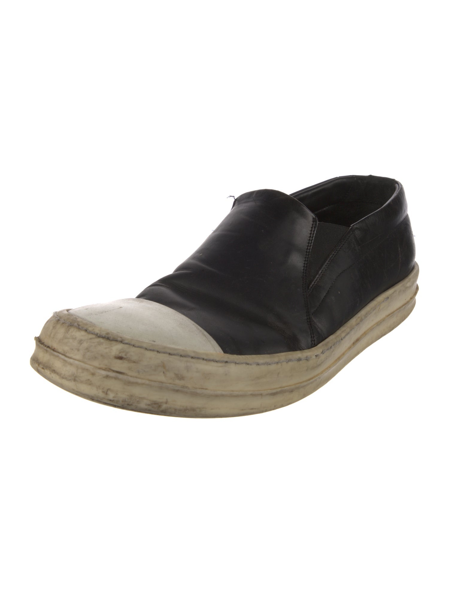 Rick Owens Leather Loafer Sneakers