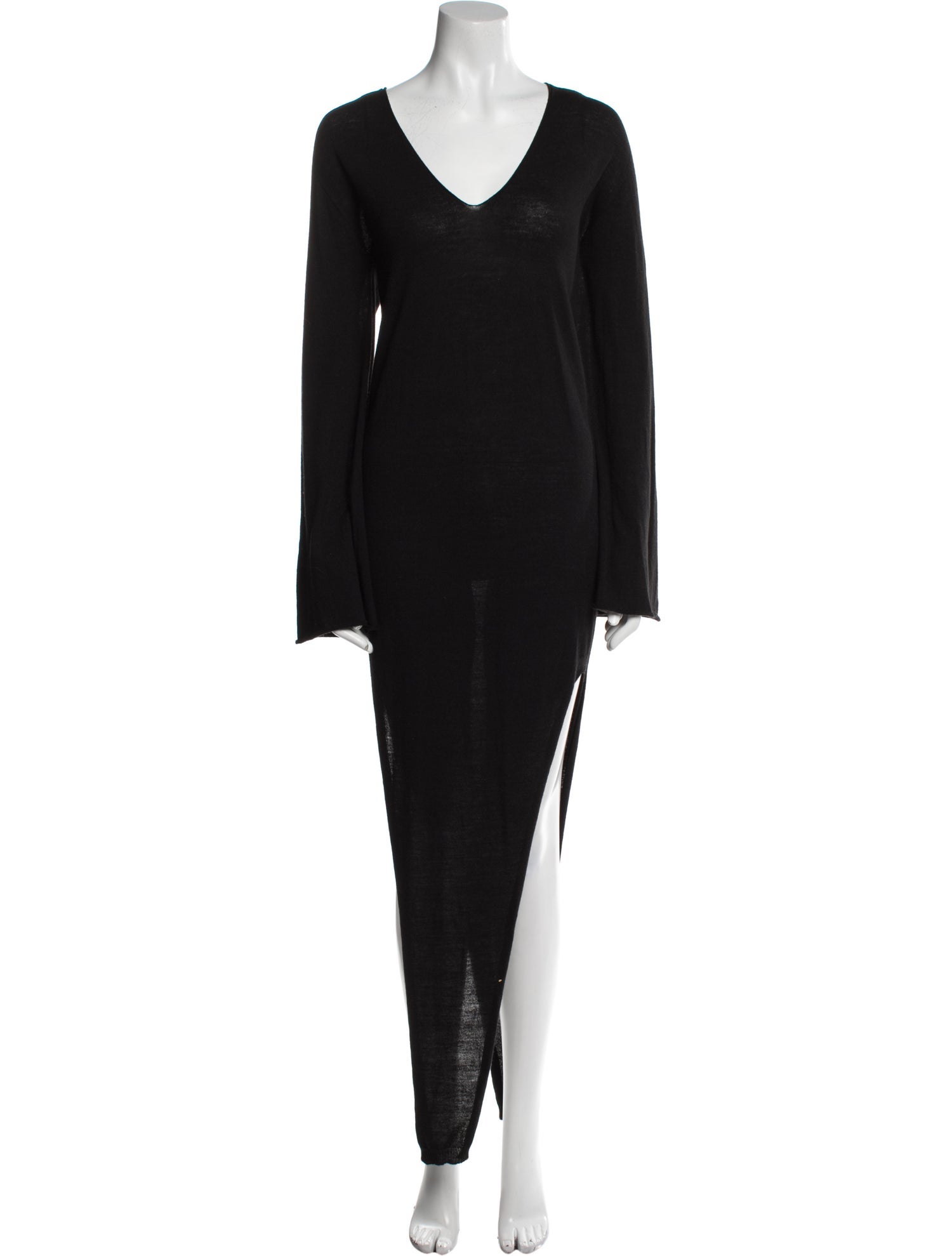 Rick Owens Virgin Wool Long Dress