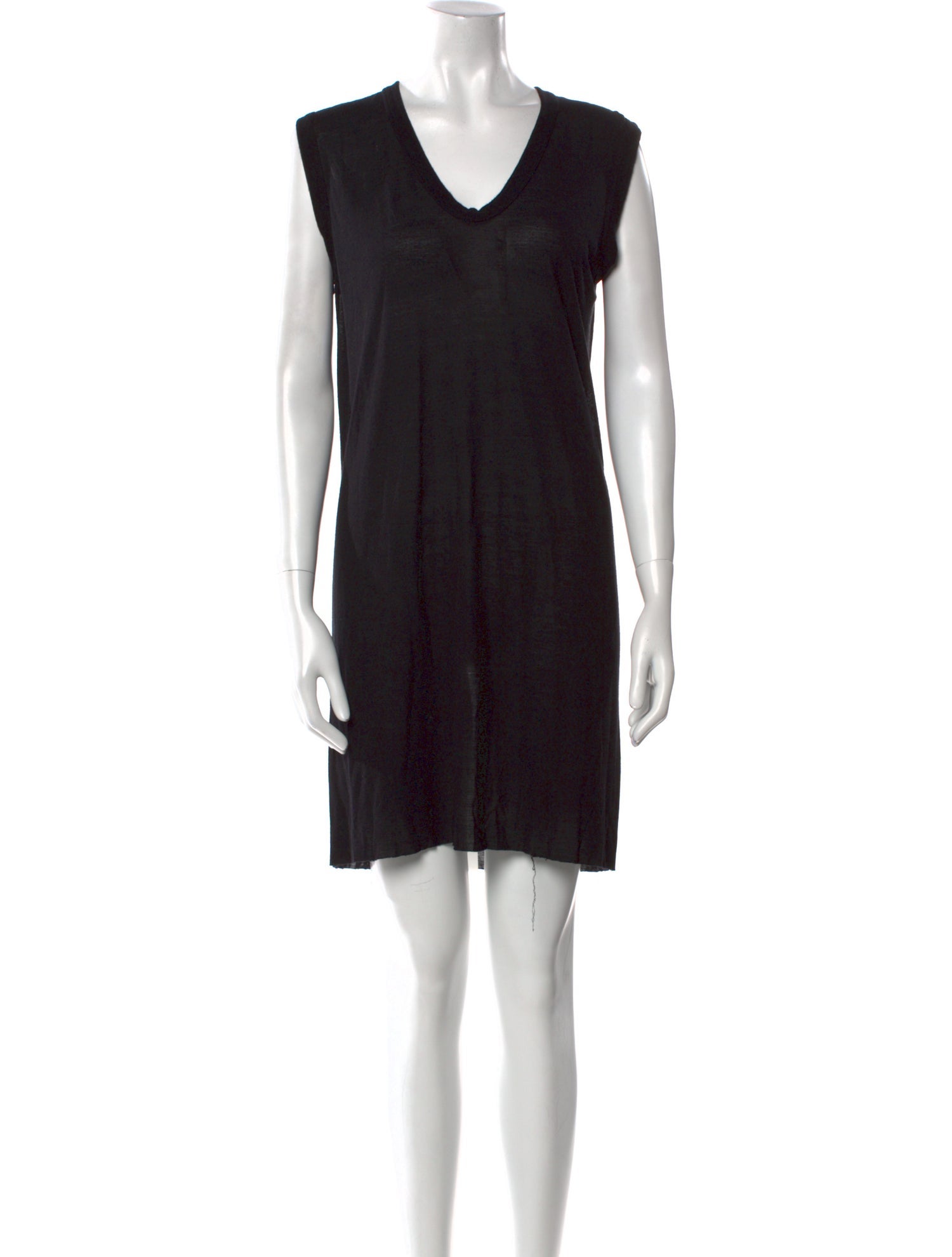 Rick Owens V-Neck Mini Dress