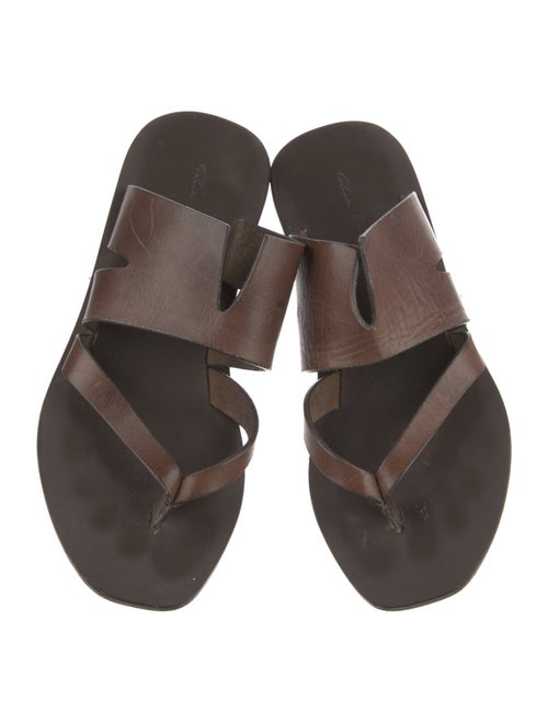 Rick Owens Leather Flats