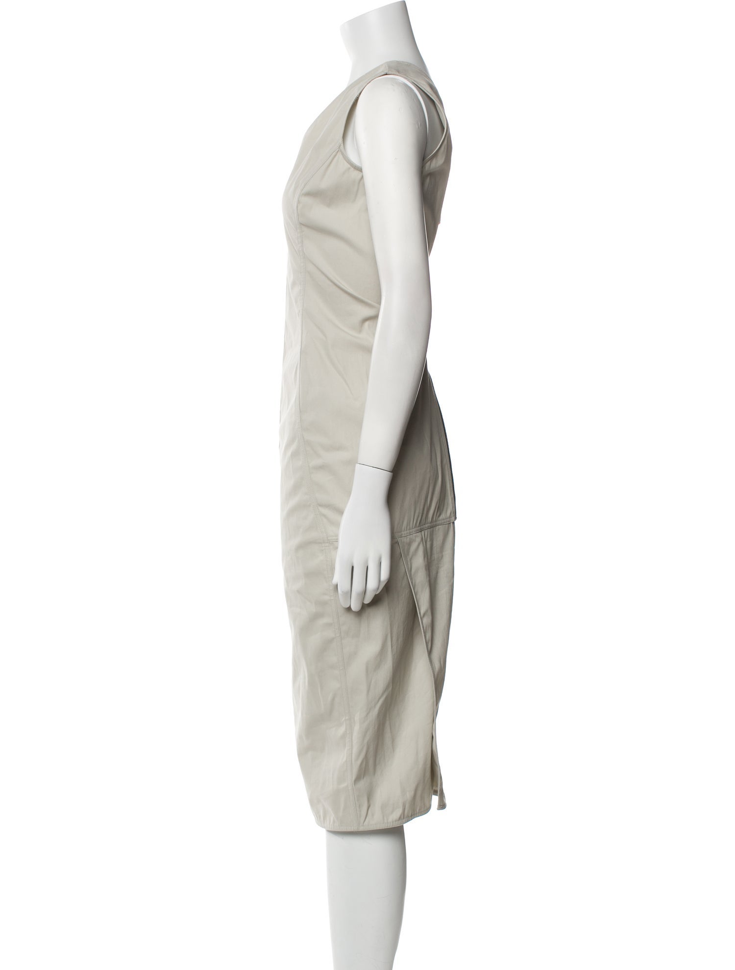 Rick Owens V-Neck Midi Length Dress w/ Tags