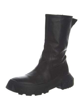 Rick Owens Leather Boots
