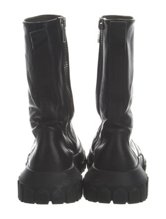 Rick Owens Leather Boots