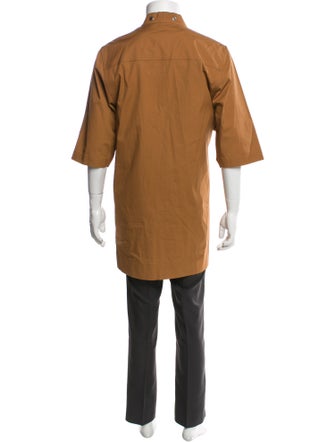 Rick Owens Striped Trench Coat