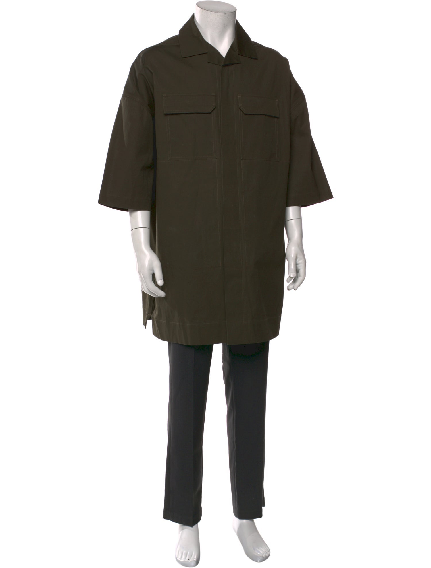 Rick Owens Three-Quarter Sleeve Shirt