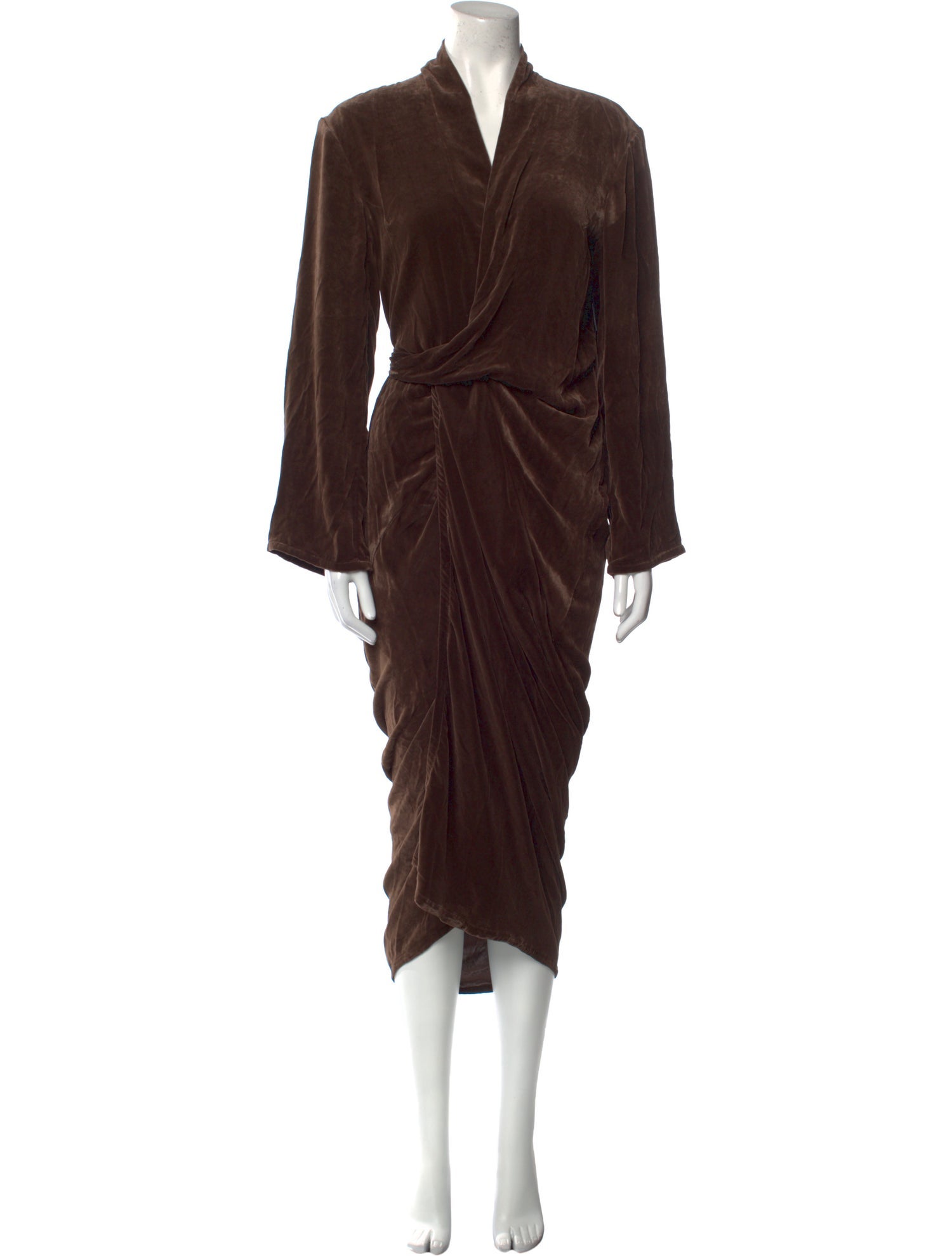 Rick Owens Velvet Long Dress