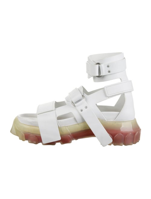 Rick Owens Leather Gladiator Sandals