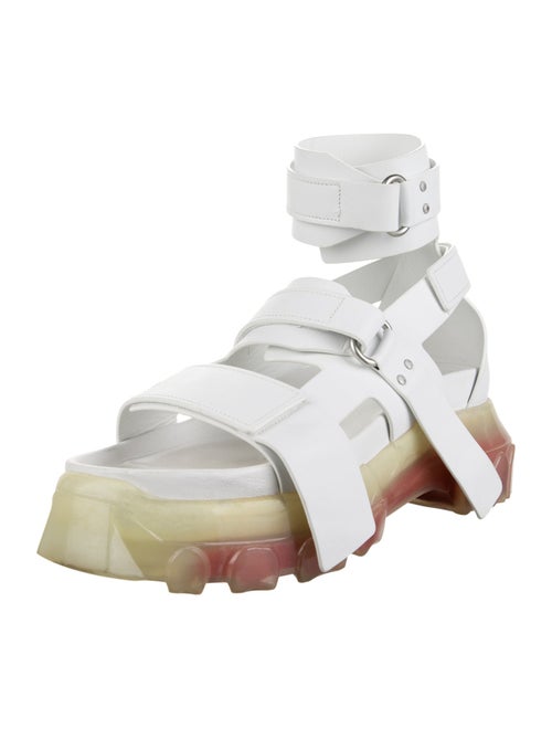 Rick Owens Leather Gladiator Sandals