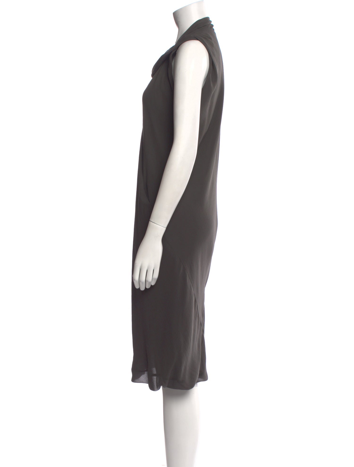 Rick Owens Cowl Neck Mini Dress