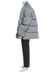 Rick Owens 2022 'Strobe' Reflective Oversized Flight Puffer Coat