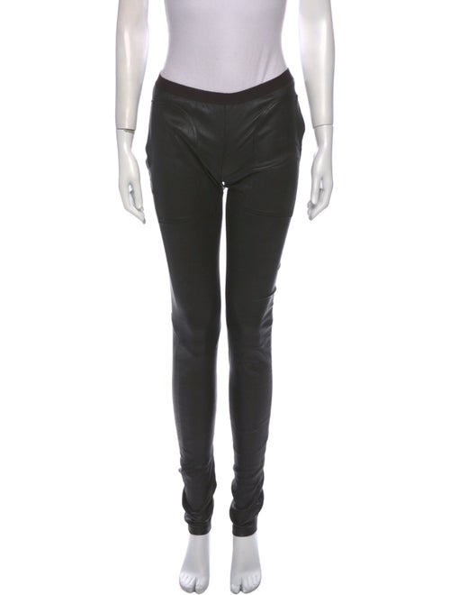 Rick Owens Lamb Leather Skinny Leg Pants