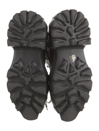 Rick Owens Leather Combat Boots