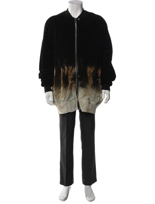 Rick Owens Tie-Dye Print Overcoat