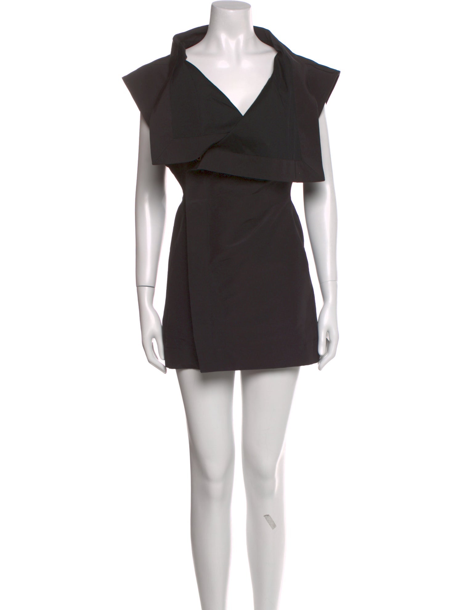 Rick Owens V-Neck Mini Dress