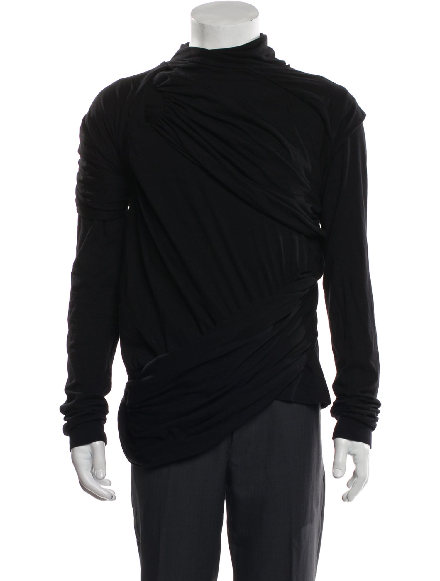 Rick Owens Turtleneck Long Sleeve T-Shirt
