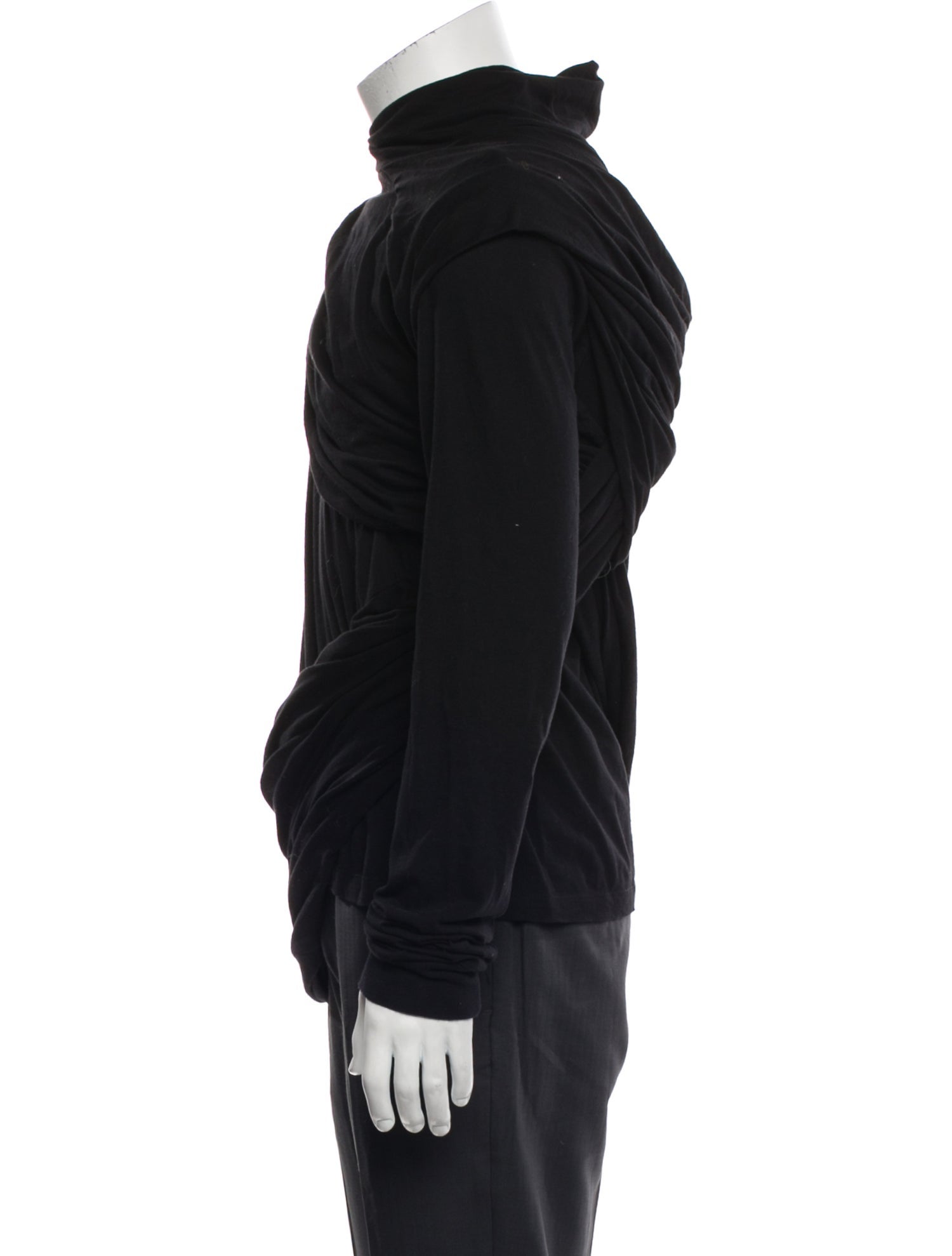 Rick Owens Turtleneck Long Sleeve T-Shirt