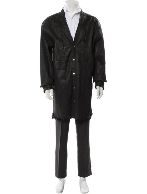 Rick Owens 2024 'Lido' Waxed Jumbo Overshirt Parka