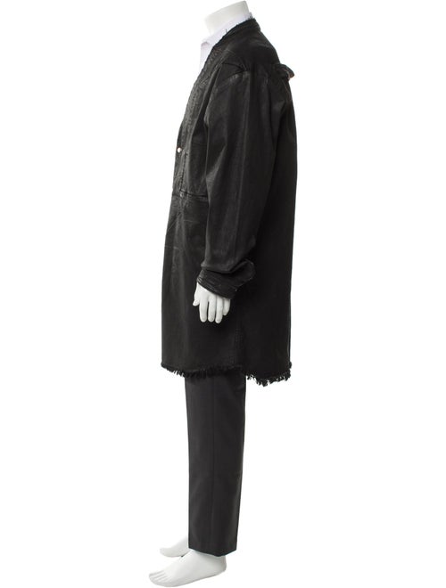 Rick Owens 2024 'Lido' Waxed Jumbo Overshirt Parka