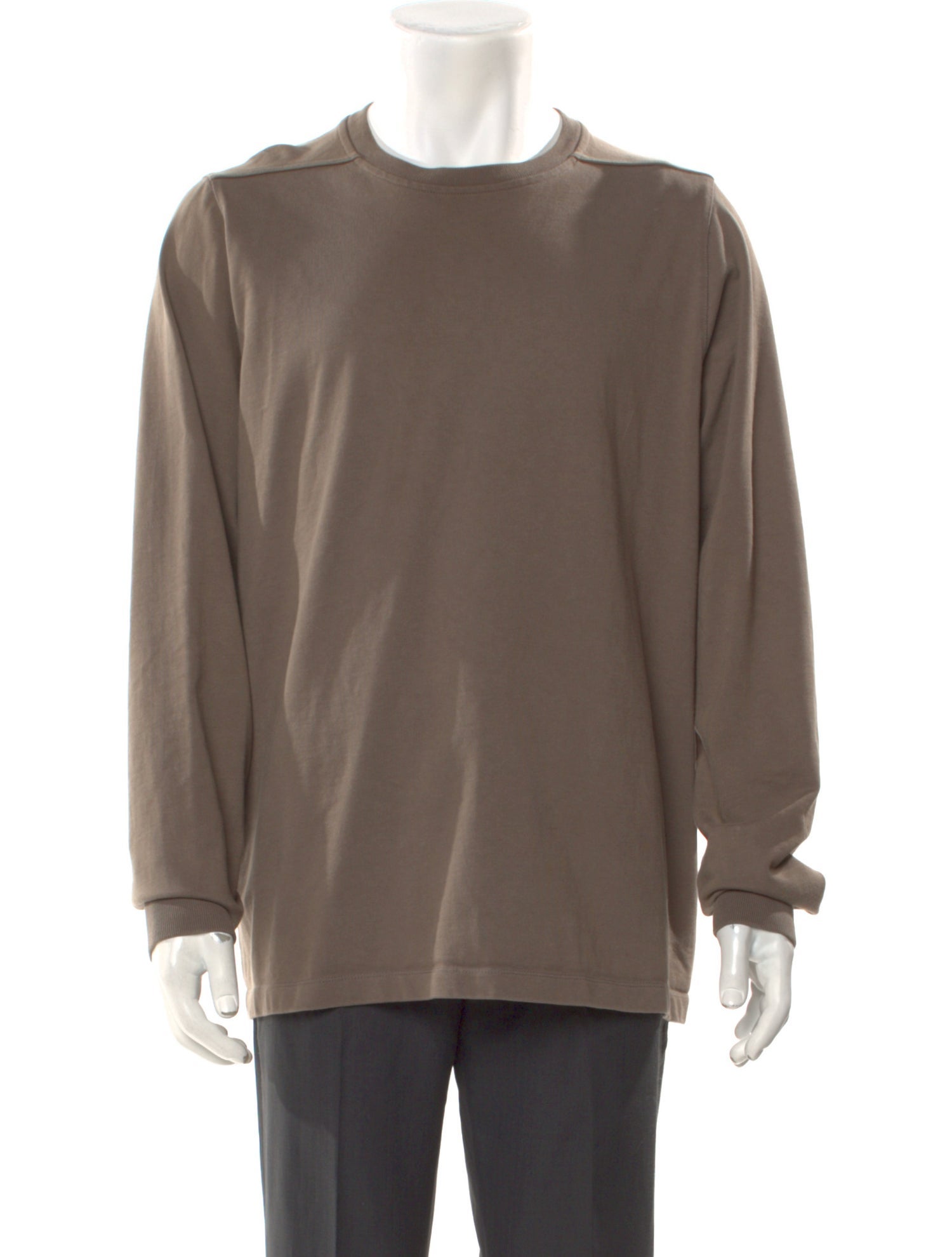 Rick Owens Crew Neck Long Sleeve Henley
